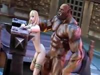 Skinny slut dominated