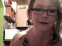 Horny mother on cam
