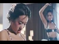Perverted and fetishist lesbian threesome