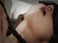 Little Caprice loses herself to pleasure