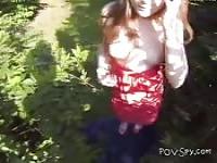 Teen Summons Boyfriend For A Blowjob