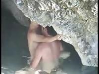 Spanish waterfall fuck