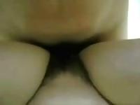 Süßes Paar aus Korea beim Sex
