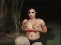 Shorts-clad Pakistani bitch playing a tease