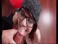 Huge cumshots on pretty faces