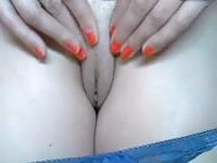 Showcasing her crazy camel toe