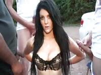 Emma Leigh practices some dogging