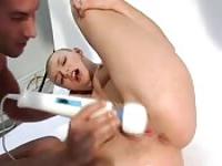 Ass-fucking the French girl Eliska Cross